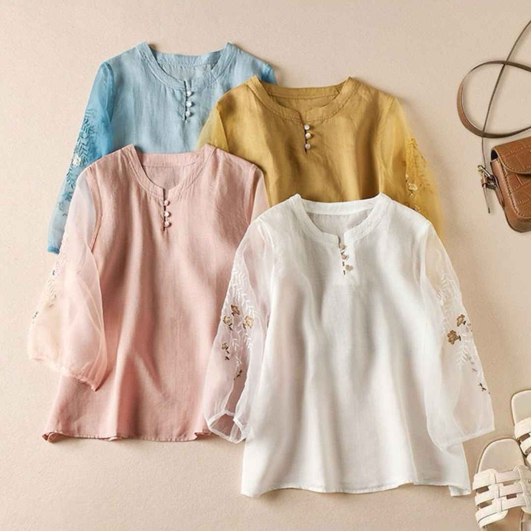 Pure Cotton Embroidered Full Sleeves Shirt