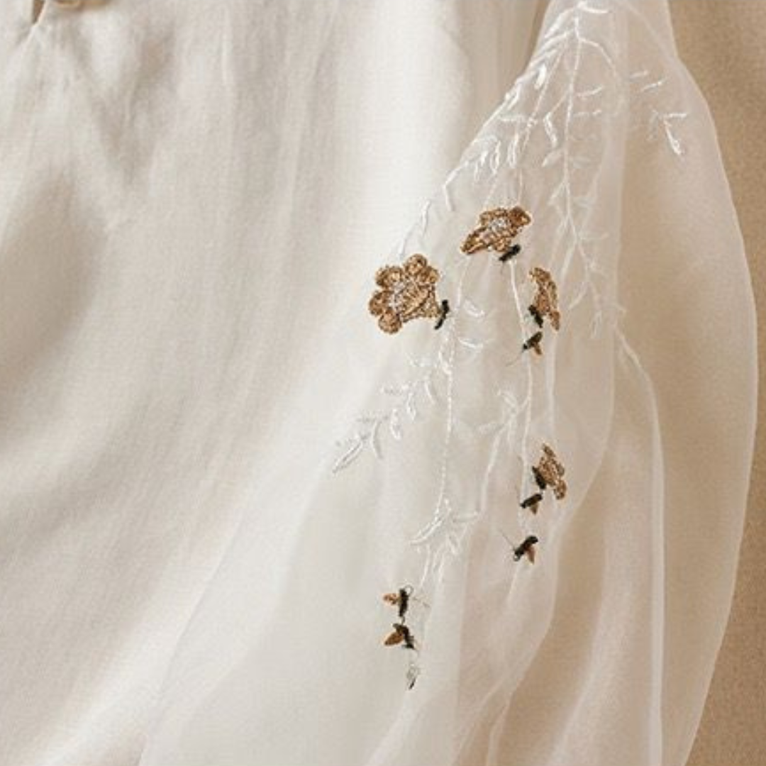 Pure Cotton Embroidered Full Sleeves Shirt