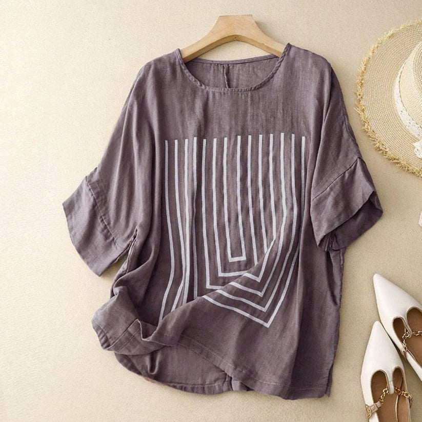 Pure Cotton Printed Women's Top