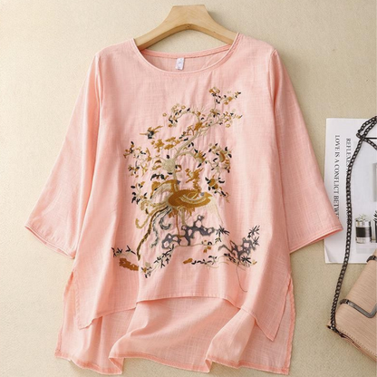 Pure Cotton Embroidered Comfortable Top