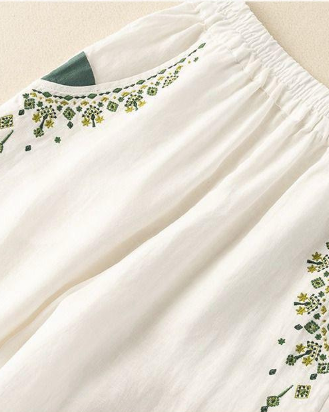 Pure Flex Cotton Women's Embroidered Comfort Pants