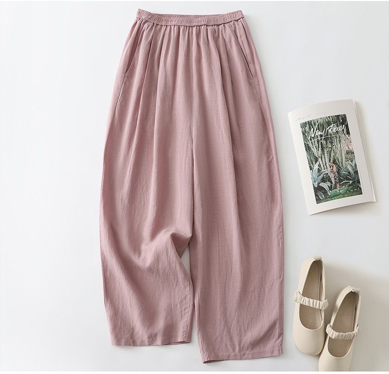 Boho Breeze Women's Pure Flex Cotton Casual Pants