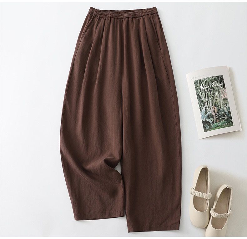 Boho Breeze Women's Pure Flex Cotton Casual Pants