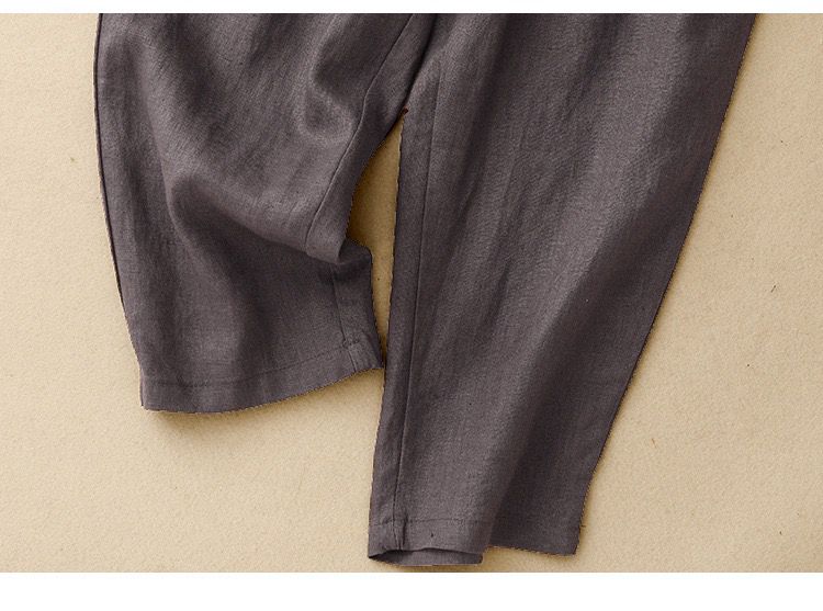 Pure Viscose Linen Relaxed Comfort Pants